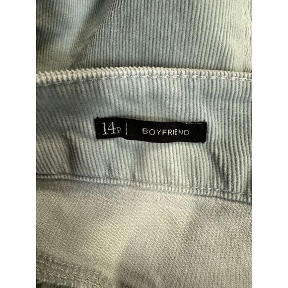 Talbots Pants Womens‎ 14P Petite Boyfriend Aqua Flawless 5-Pocket Corduroy NEW - Picture 4 of 10